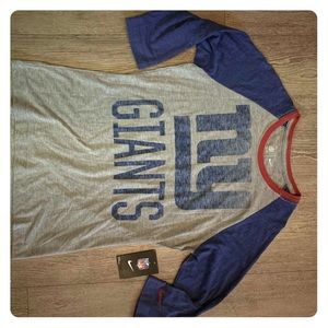 NY Giants three quarter Tee -Nike